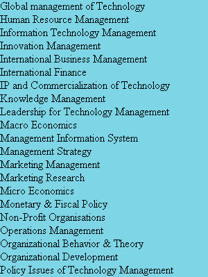 Global management of Technology
Human Resource Management
Information Technology Management
Innov...