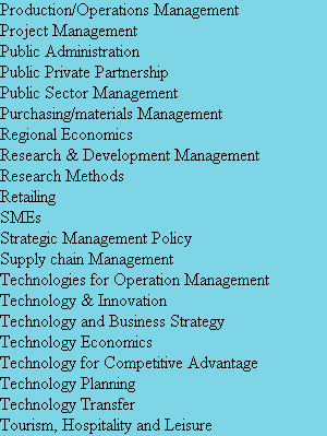 Production/Operations Management
Project Management
Public Administration
Public Private Partners...
